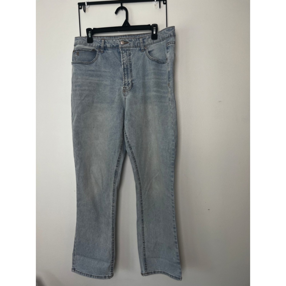 Frye Light Wash High Rise Straight Leg Jeans Denim Women 14/32 Painter's special